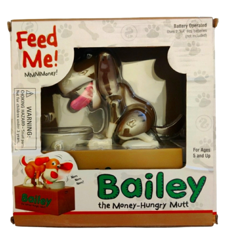 Bailey The Money Hungry Mutt Electronic Bank Kids